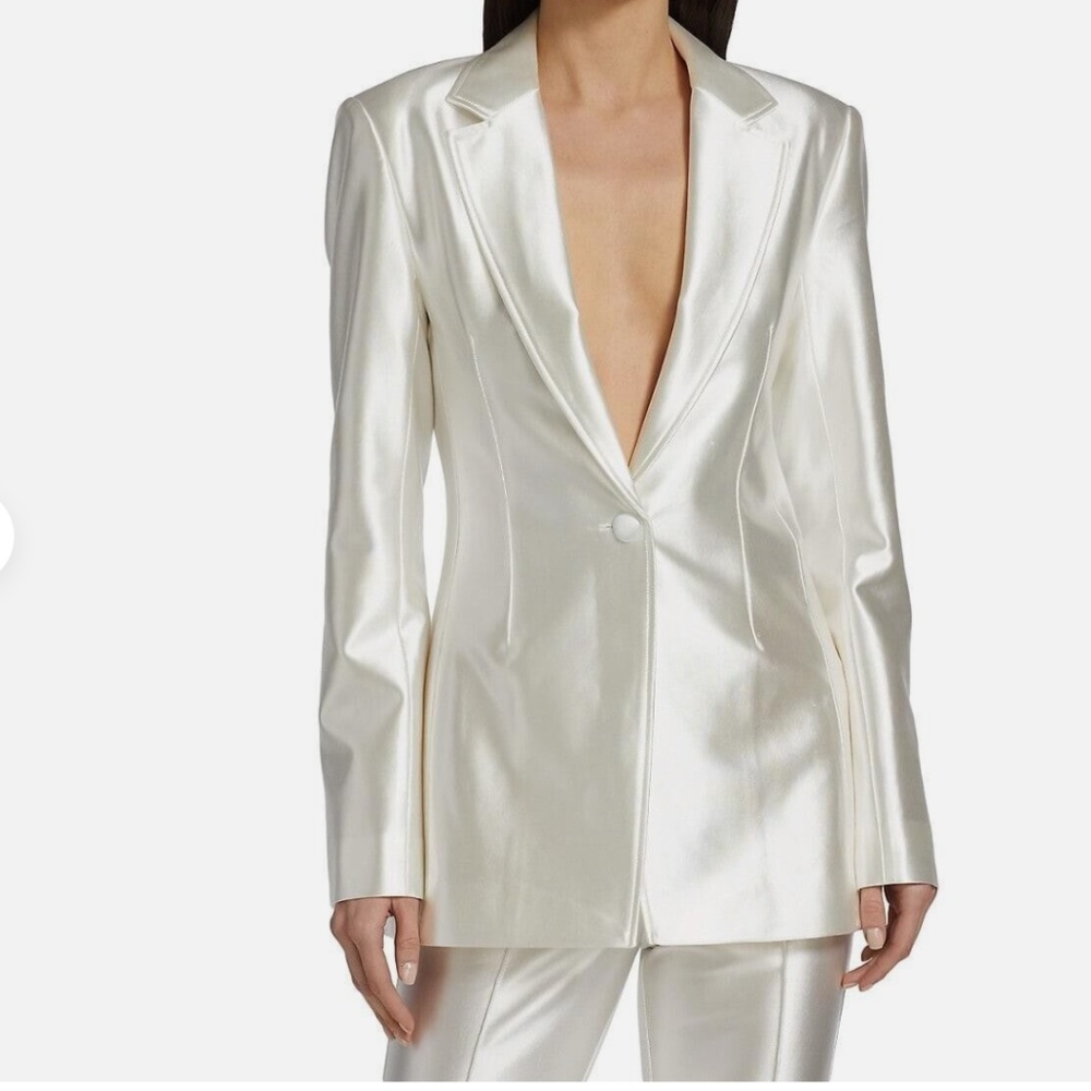 Worn Once - Perfect Condition Rotate Birger Christensen Satin Blazer and Pants